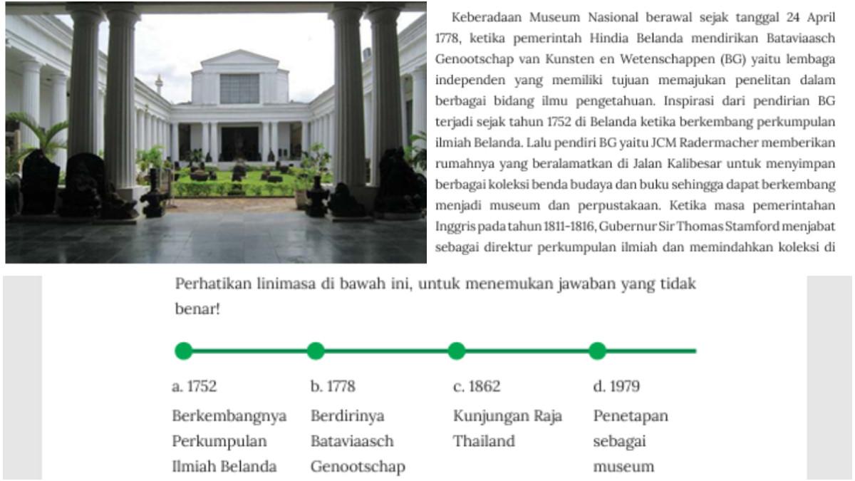 SOAL NOMOR 2-Bacaan soal nomor 2 pilihan ganda Evaluasi Tema 1 diakses pada buku.kemendikdasmen.go.id,Rabu(15/10/25).Kunci Jawaban Evaluasi Tema 1 Sejarah Kelas 10 Kurikulum Merdeka Halaman 75. (buku.kemendikdasmen.go.id)