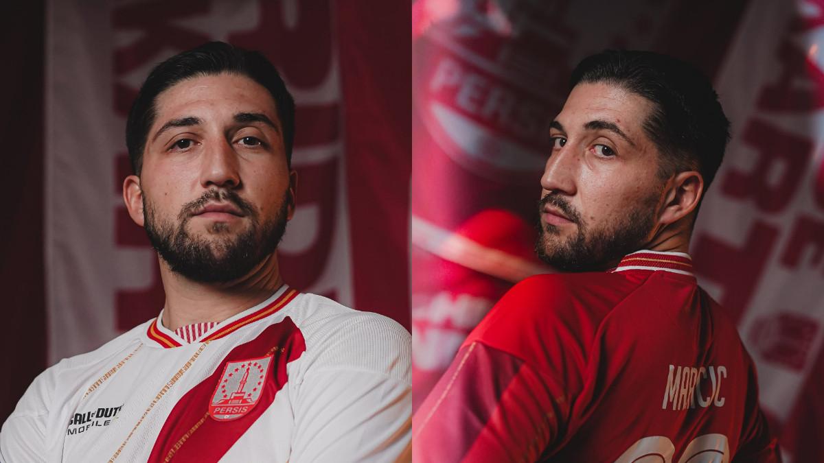 BURSA TRANSFER PERSIS SOLO - Miroslav Maricic, pemain asing anyar Persis Solo saat diperkenalkan klub, Selasa (20/1/2026).