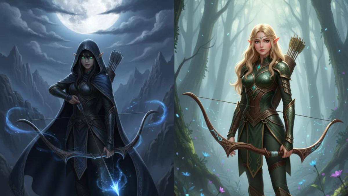 PROMPT GEMINI AI - Gambar ilustrasi hasil prompt gemini AI tema Elf Archer di Hutan Mistis dan Elf Archer di Medan Perang Fantasi,dibuat dengan bantuan AI (Gemini). Diolah oleh Tribunwow.com pada Sabtu (25/10/25).3 Prompt Gemini AI untuk Ubah Foto Kamu Jadi Elf Archer Perempuan, Hasilnya Bikin Kekagetan.