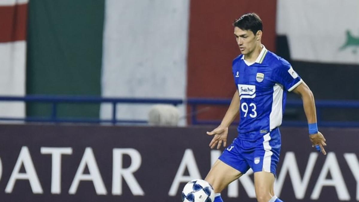 SOSOK FEDERICO BARBA - Bek Persib Bandung asal Italia, Federico Barba saat bermain untuk Pangeran Biru di ajang ACL Two.