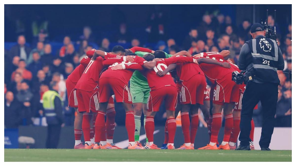 FOTO SKUAD - Foto skuad Liverpool sebelum memulai laga diungguh oleh akun instagram resmi Liverpool FC. Liverpool akan menjamu Manchester United pada Minggu, 19 Oktober 2025 pukul 22.30 WIB.