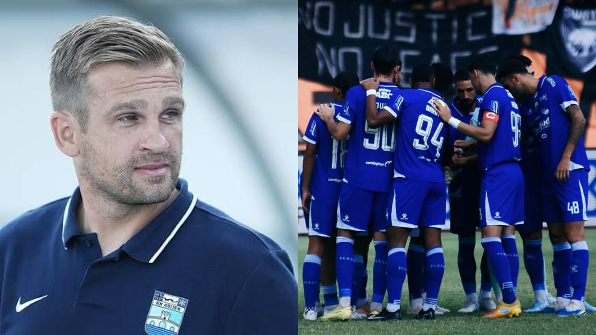 RUMOR TRANSFER PELATIH ANYAR PERSIB BANDUNG - Pelatih anyar Persib Bandung Igor Tolic (kiri) dan skuad Persib Bandung di Liga 1 2025/2026 (kanan).