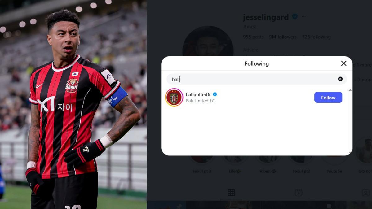 BURSA TRANSFER BALI UNITED - Mantan pemain Manchester United, Jesse Lingard kepergok follow akun Instagram Bali United.
