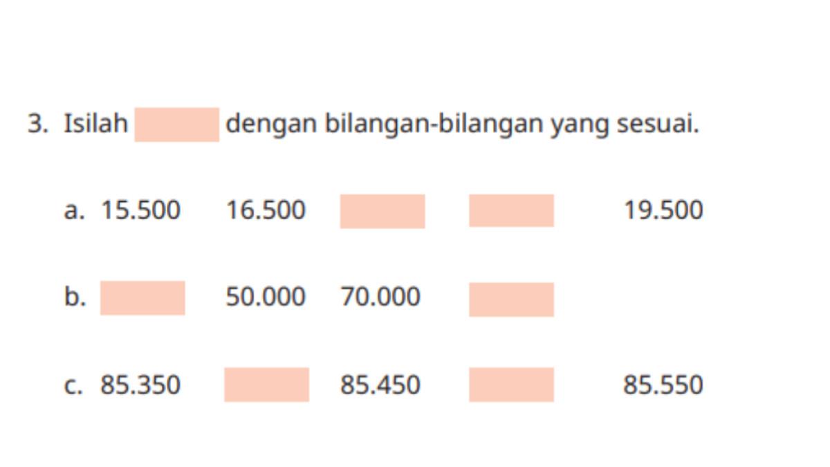 KUNCI JAWABAN - Tangkapan layar soal isilah titik-titik nomor 3, halaman15 yang diambil pada laman resmi buku.kemendikdasmen.go.id, Minggu (19/10/2025).