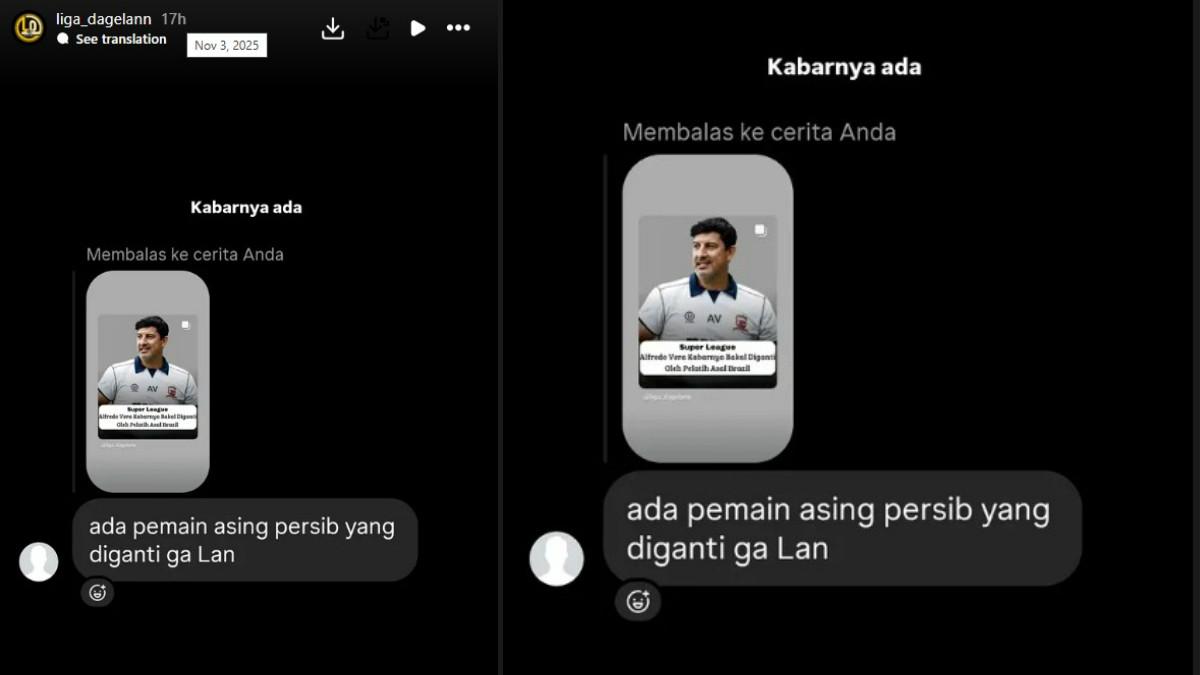 RUMOR TRANSFER PERSIB BANDUNG - Kabarnya akan ada pemain asing Persib Bandung yang diganti di putaran kedua musim 2025/2026.