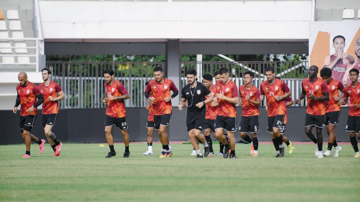 SESI LATIHAN - Momen para pemain Borneo FC saat latihan bersama, diunggah akun resmi Instagram klub, 19 Januari 2026.