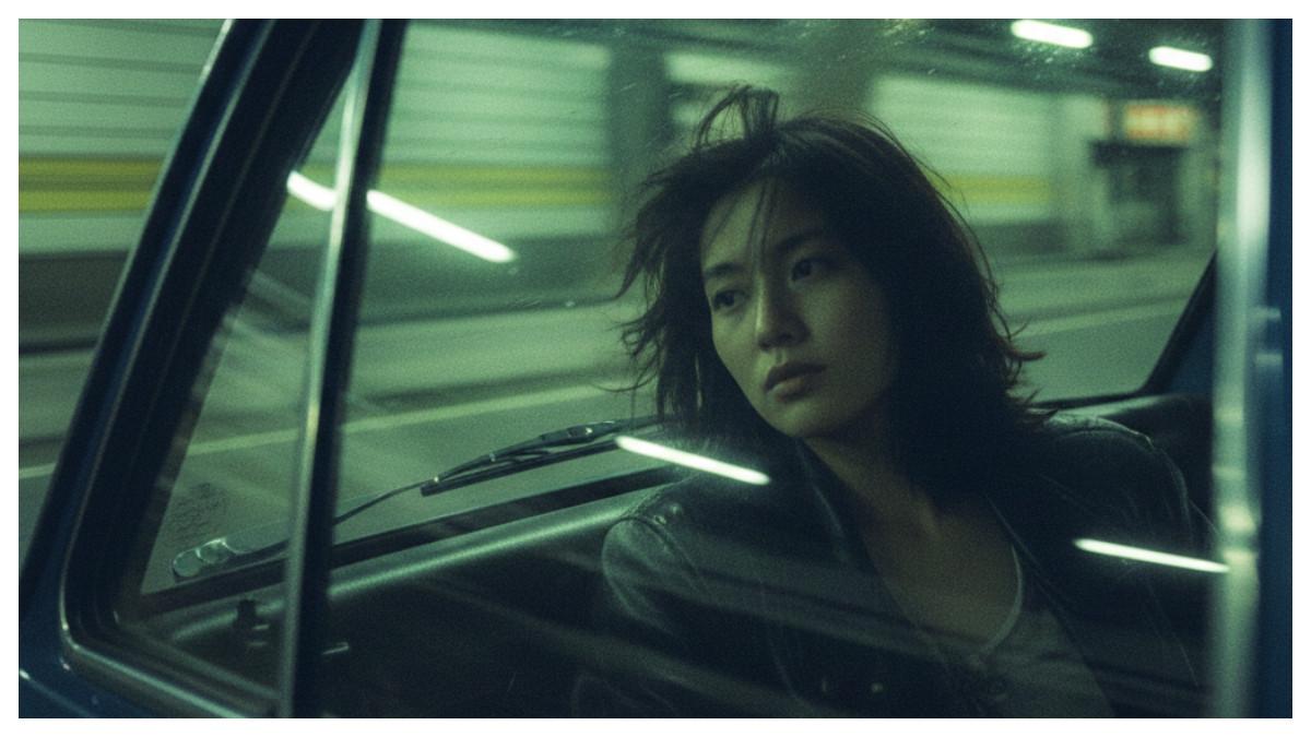 PROMPT AI FALLEN ANGELS - Gambar ini dibuat dengan prompt Gemini AI, terinspirasi dari film karya Wong Kar Wai.