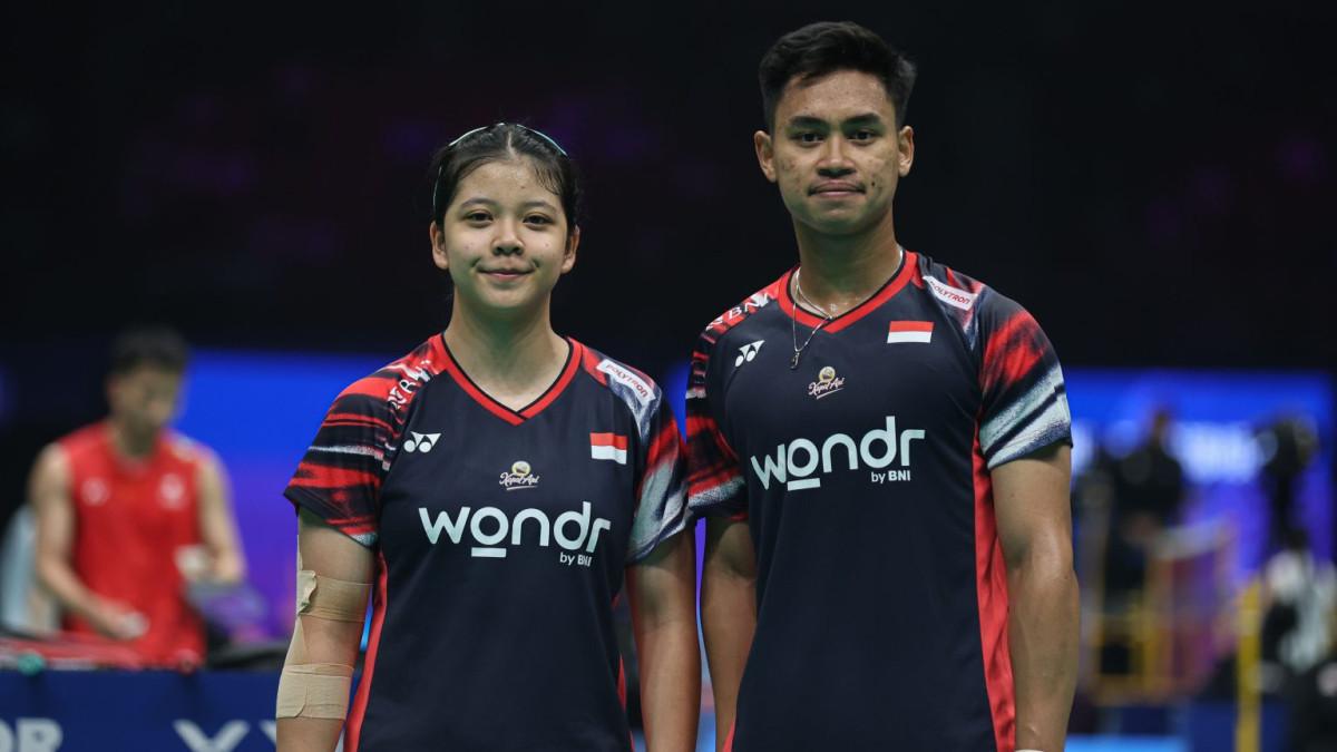 GANDA CAMPURAN - Pasangan ganda campuran Indonesia Jafar Hidayatullah/Felisha Alberta Nathaniel Pasaribu