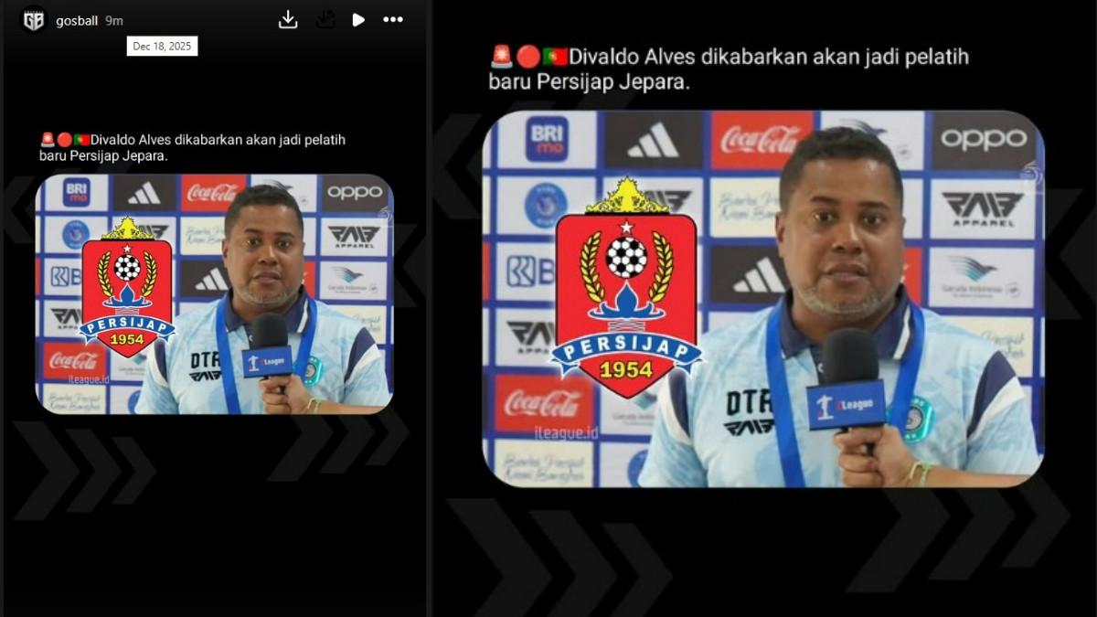 BURSA PELATIH LIGA 1 - Persijap Jepara kabarnya akan memulangkan mantan pelatihnya, Divaldo Alves pasca-pemecatan Mario Lemos.