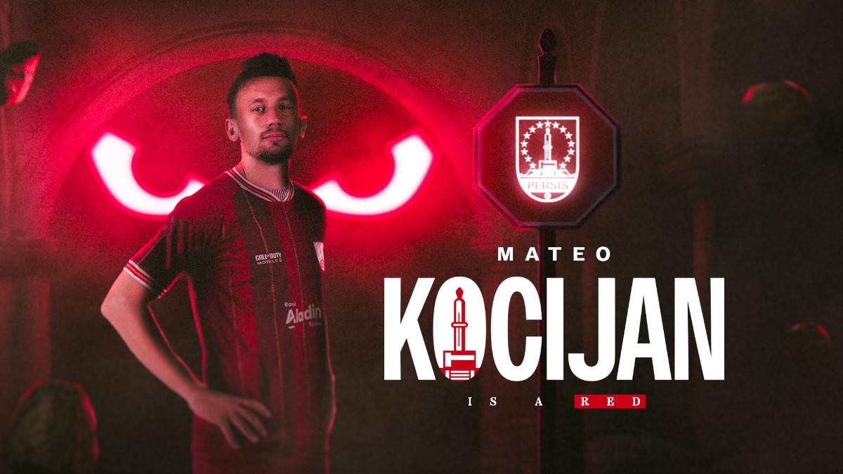 INDONESIA SUPER LEAGUE - Persis Solo saat merilis Mateo Kocijan sebagai rekrutan di awal musim 2025/2026.