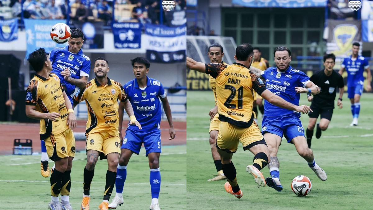 PERSIB BANDUNG VS PERSIJA JAKARTA - Pertandingan panas pekan 17 Super League antara Persib Bandung vs Persija Jakarta berlangsung di Stadion Gelora Bandung Lautan Api (GBLA), Minggu (11/1/2026).