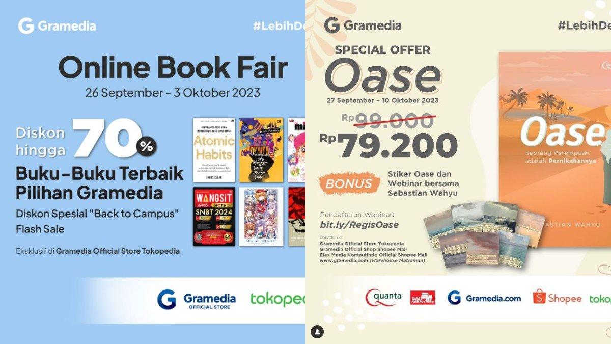 Promo Gramedia Akhir September 2023, Kunjungi Gramedia Official Store dan Borong Buku Pilihanmu