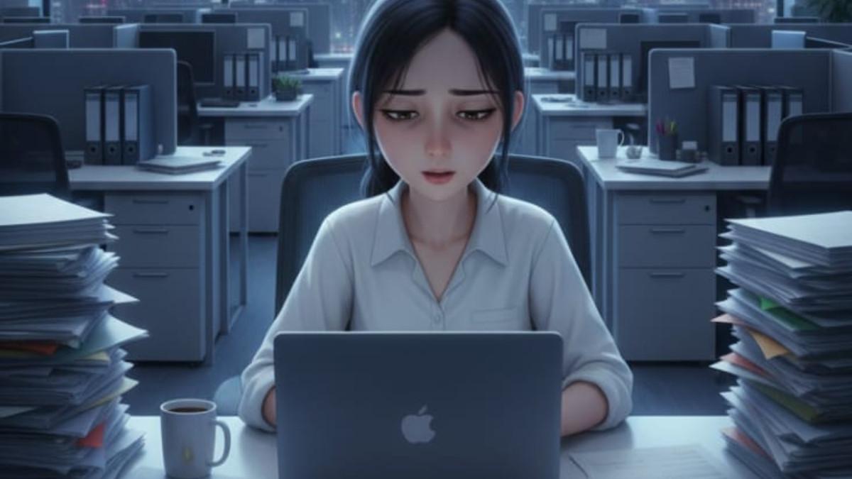 Budak Corporate dalam Animasi: Ekspresikan Lelah Mengejar Hujan Deadline dengan Prompt Gemini AI