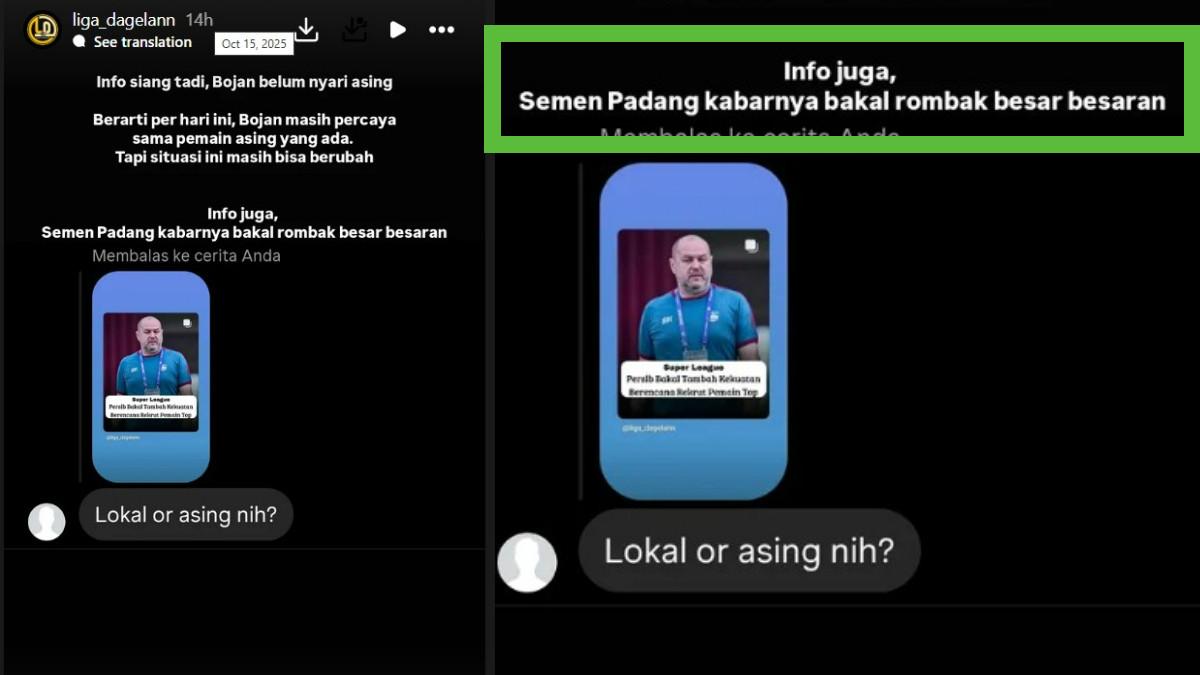 BURSA TRANSFER SUPER LEAGUE - Semen Padang dikabarkan bakal merombak skuadnya secara besar-besaran di putaran kedua musim 2025/2026.