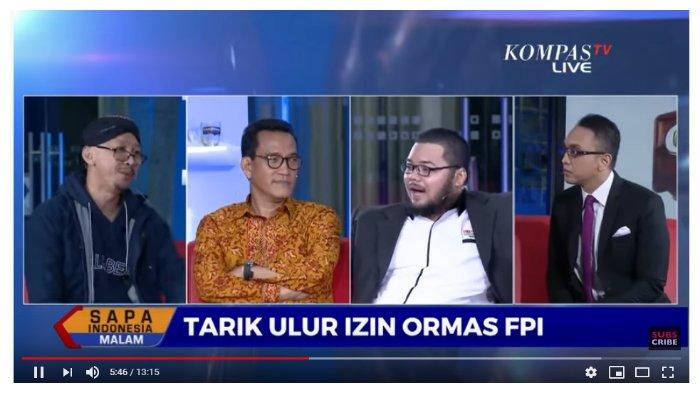 Abu Janda terlibat perdebatan sengit dengan Kuasa Hukum FPI, Habib Ali Alatas.