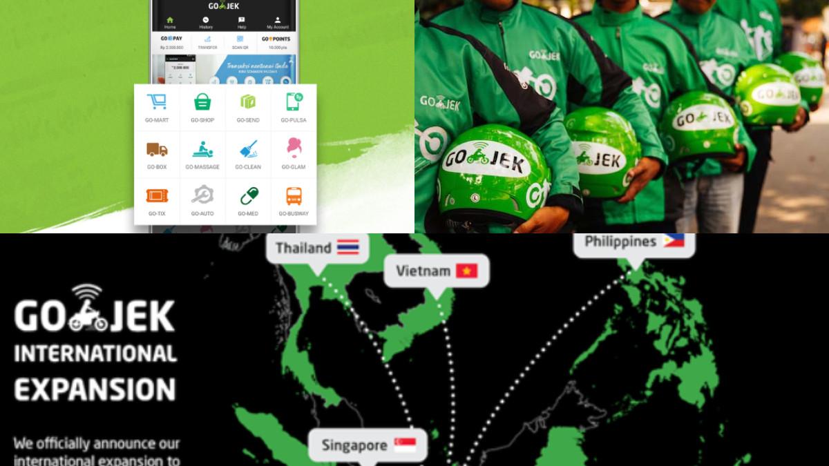 GOJEK-Gambar gojek app,peta ekspansi gojek dan pekerja gojek yang diakses pada laman gojek.com,Kamis(16/10/25).