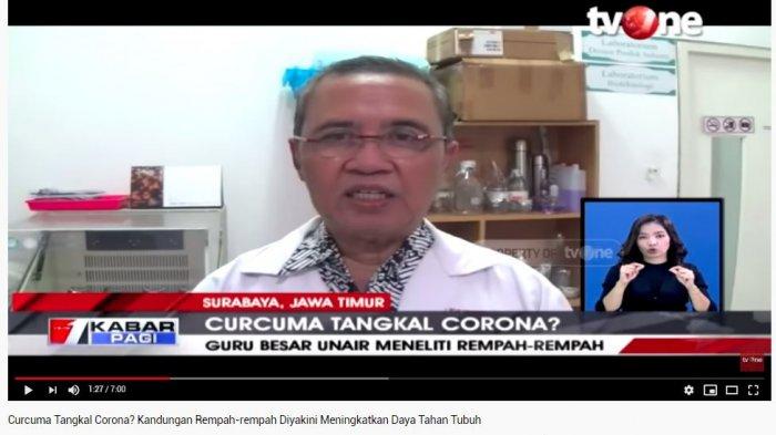 Guru Besar Unair Yakini Ramuan Tradisional Bisa Jadi Penangkal Virus Corona: Ada di Sekitar Kita