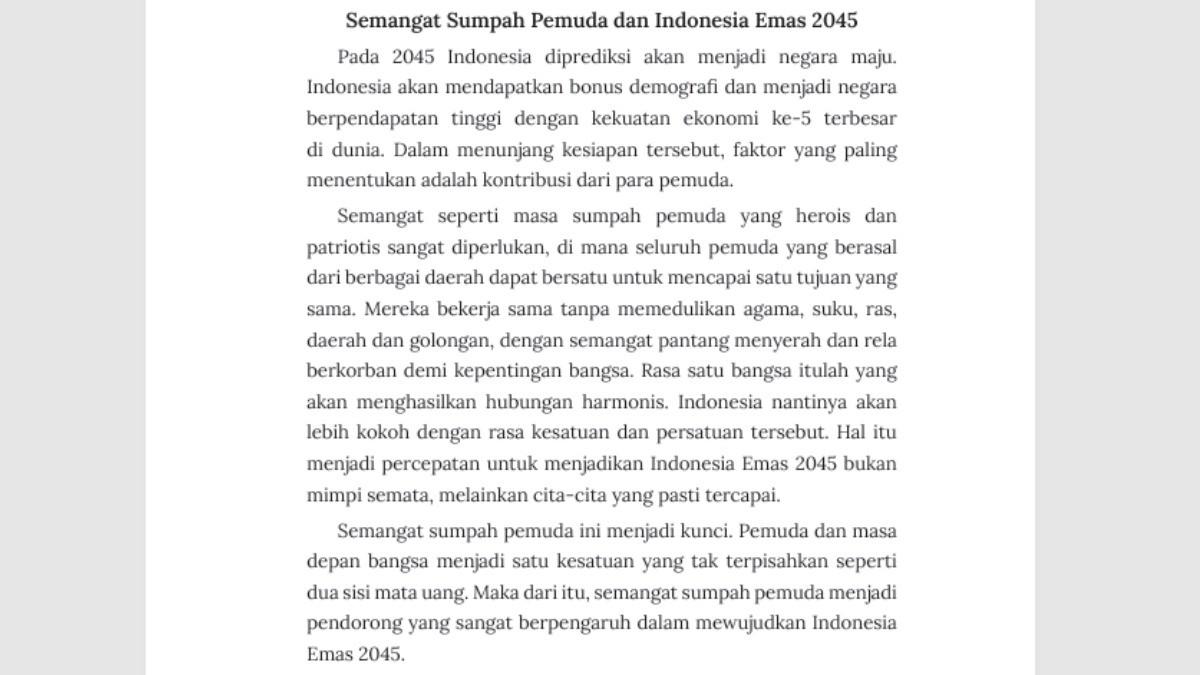 SOAL 1-Bacaan soal nomor 1 pada pilihan ganda.Kunci jawaban soal uji kompetensi tema 3 kurikulum merdeka halaman 191 mengenai tantangan pembagunan Indonesia.
