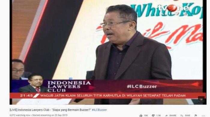 Karni Ilyas lantas membela diri bahwa tugasnya hanya menjadi pembawa acara saat Haikal Hassan protes ke ILC.