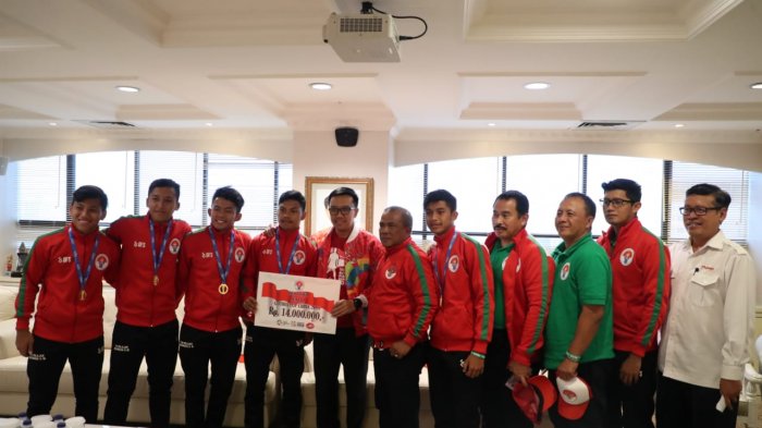 Juarai Gothia Cup 2018 di China, Tim Pelajar U-16 Indonesia Dapat Hadiah serta Disambut Kemenpora