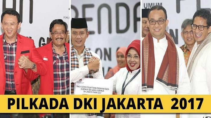 Ini Visi-Misi Tiga Paslon DKI Jakarta, Bandingkan Mana yang Terbaik!