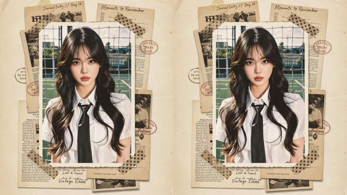 PROMPT GEMINI AI - Vintage Editorial Scrapbook (Textured & Artsy). Nggak Perlu Photoshop, Cukup Prompt AI untuk Bikin Scrapbook Aesthetic. Dibuat oleh TribunWow.com dengan Bantuan Gemini AI pada Selasa (18/11/25)
