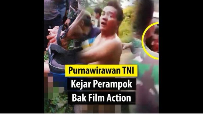 Aksi Purnawirawan TNI Kejar Perampok yang Bawa Kabur Uang Puluhan Juta & Perhiasan