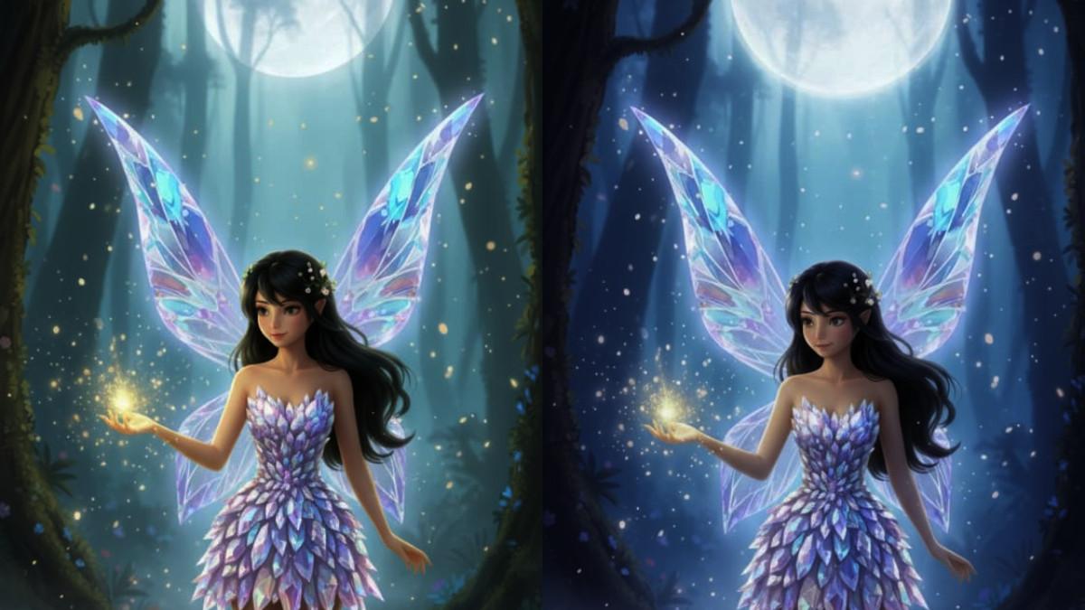 PROMPT GEMINI AI-Gambar Ilustrasi hasi prompt gemini AI denga tema Crystal Fairy di Hutan Ajaib dan Crystal Fairy di Bawah Cahaya Bulan,dibuat dengan bantuan AI (Gemini), diolah oleh TribunWow pada Senin (27/10/25).3 Prompt Gemini AI untuk Ubah Foto Jadi Crystal Fairy yang Anggun dan Penuh Cahaya Magis.