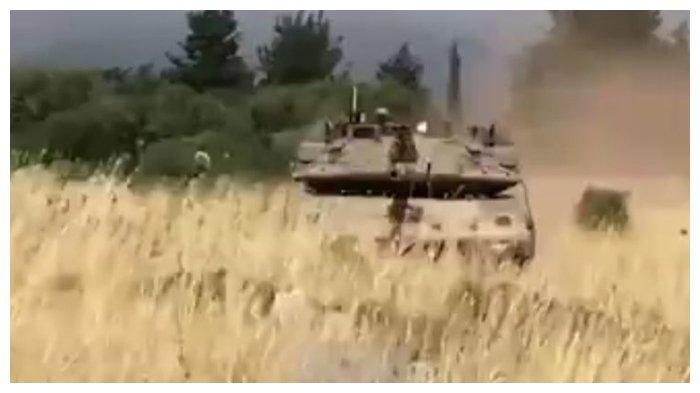 Viral Video Aksi Heroik Prajurit TNI Hadang Tank Israel untuk Gagalkan Perang dengan Lebanon