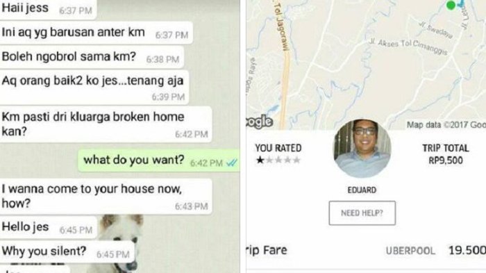 Bocah Trauma Dilecehkan Sopir Taksi Online, Menjijikan! Isi Pesannya Mengajak 'Begituan'