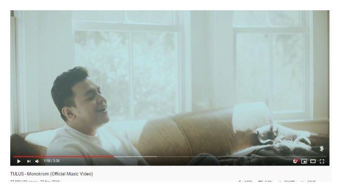 Kunci (Chord) Gitar dan Lirik Lagu Monokrom - Tulus, Berapa Lama Kita Diberi Waktu