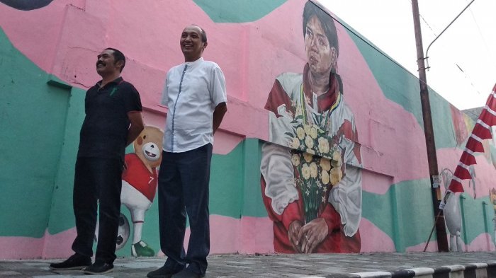 Di Solo Ada Kampung Asian Games, Sepanjang Gang Dipenuhi Mural 3D Olahraga