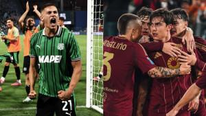 Foto-pemain-Sassuolo-sedang-selebrasi-kiri-dan-foto-pemain-AS-Roma-sedang-selebrasi-kanan.jpg