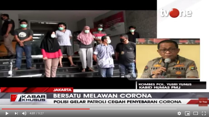 Nekat Berkumpul, 16 Orang di Jakarta Ditangkap, Polda Metro Jaya Ungkap Ancaman Bisa 1 Tahun Penjara