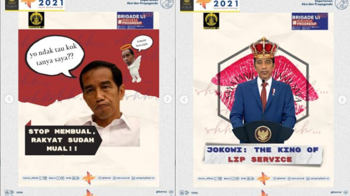 Diminta Pihak Kampus Hapus Unggahan Jokowi King of Lip Service, Ini Sikap Presiden BEM UI