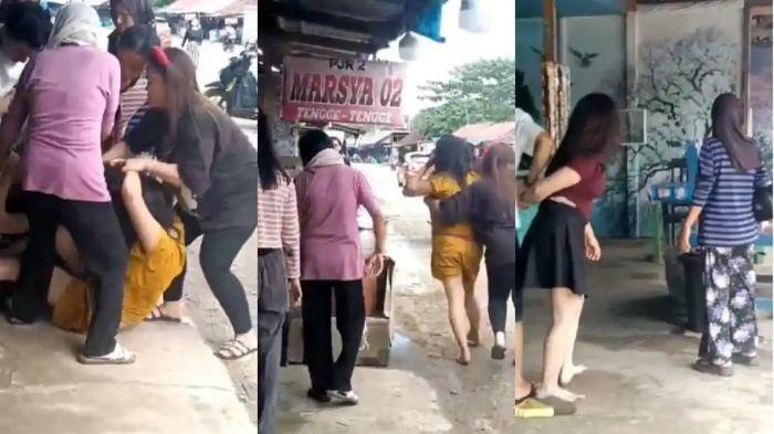 ADU-JAMBAK-Seorang-wanita-berpakaian-kuning-dan-berbaju-merah-celana-hitam-di-Konawe.jpg