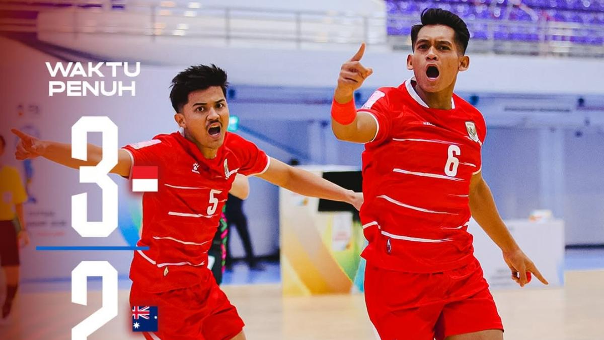 Hasil Akhir Timnas Futsal Indonesia Vs Australia: Skuad Garuda Menang Dramatis dan Kunci Juara Grup