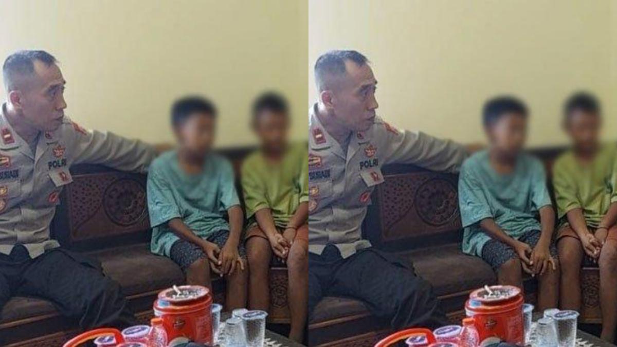 Viral 2 Bocah SD Naik Motor dari Madura ke Jakarta, Tak Pakai Helm, Modal Rp 100 Ribu Hasil Pinjam