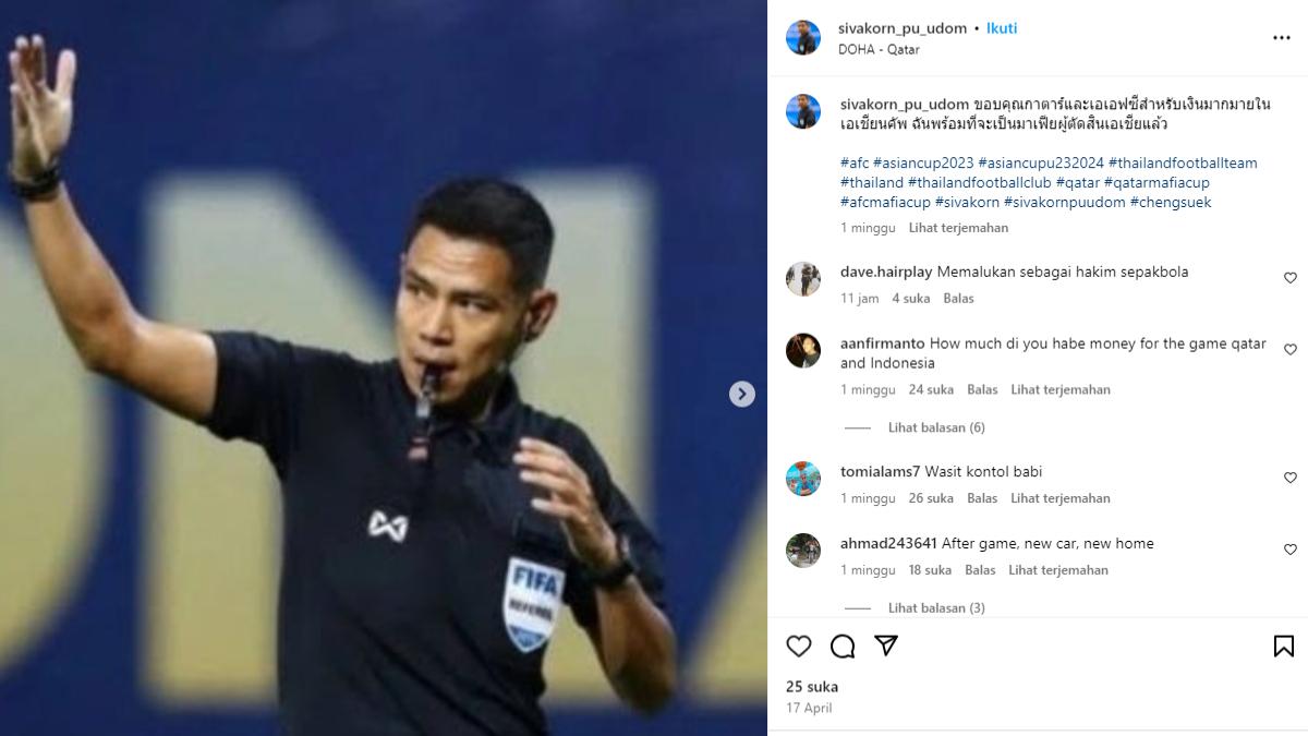 Profil Sivakorn Pu-Udom: Wasit VAR Asal Thailand yang Dicari-cari Suporter Timnas U-23 Indonesia