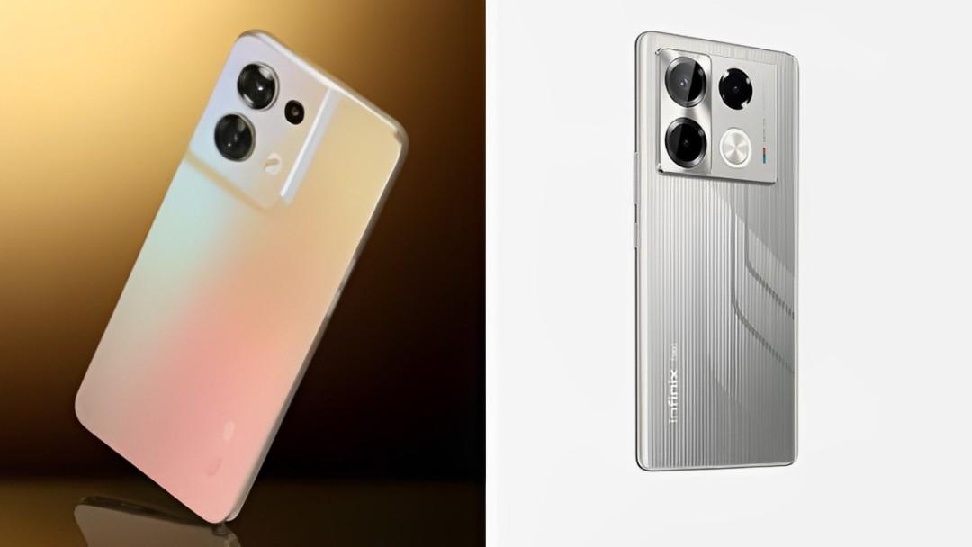 Perbandingan Spesifikasi dan Harga HP Oppo Reno8 5G Vs Infinix Note 40 Pro 5G, Lebih Bagus Mana?