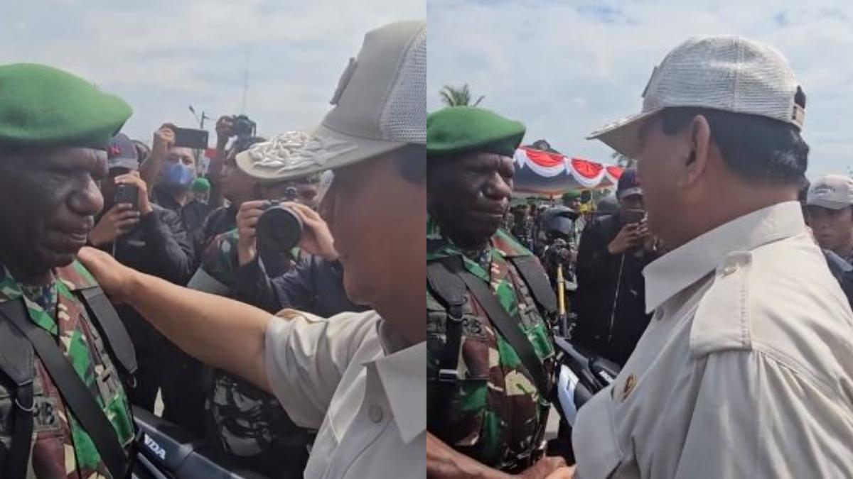 Prabowo Nostalgia dengan Mantan Anak Buahnya 27 Tahun Lalu di Papua, sang Menhan Auto Berkelakar