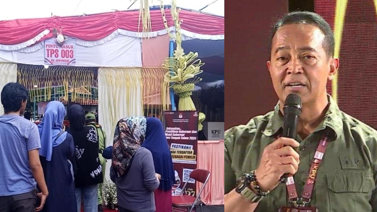 Andika Perkasa-Hendi Sama-Sama Mencoblos di Lempongsari Semarang, TPS Dihias bak Resepsi Nikahan