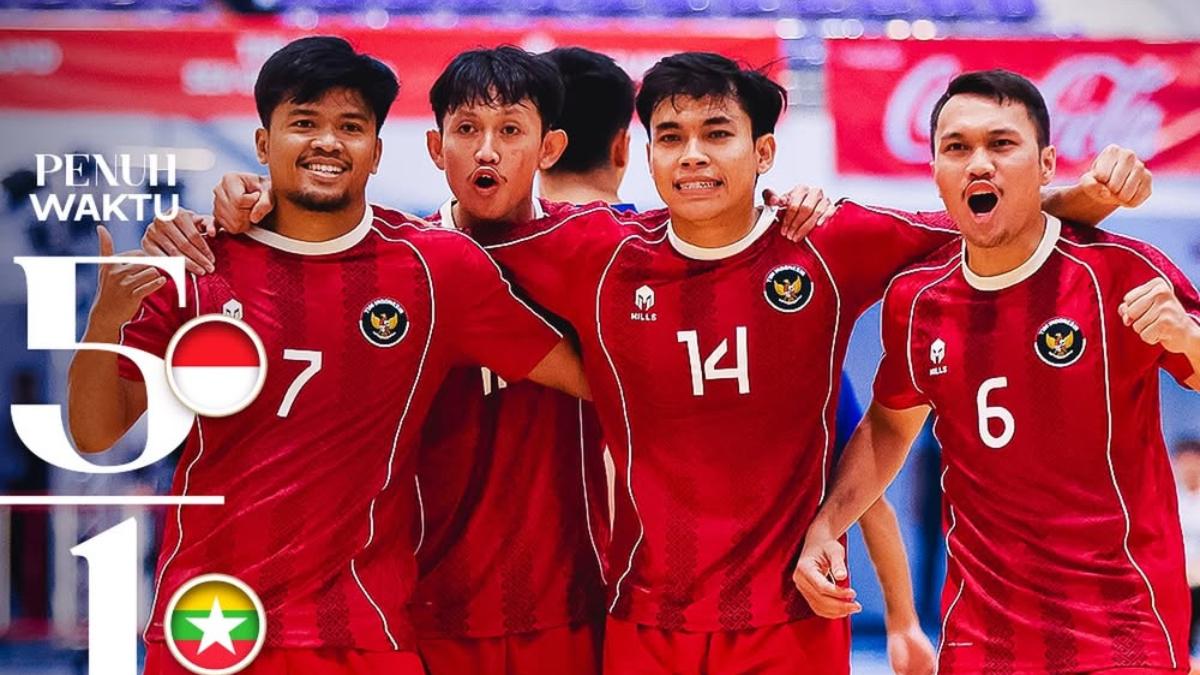Hasil Timnas Futsal Indonesia Kontra Myanmar SEA Games 2025: Evan Soumilena Cs Hattrick Rekor, 5-1