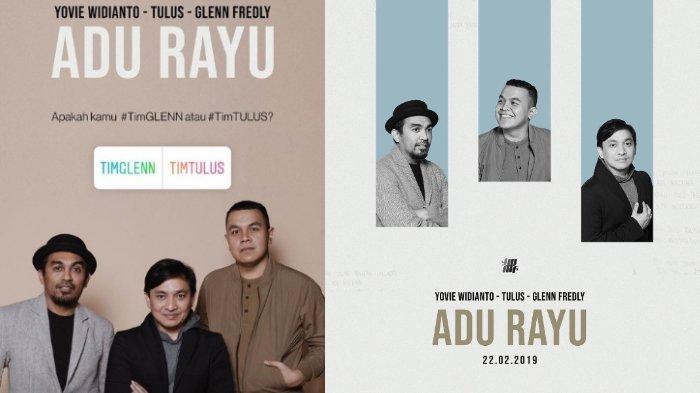 Chord Gitar dan Lirik Lagu Adu Rayu - Yovie Widianto, Tulus, Glenn Fredly