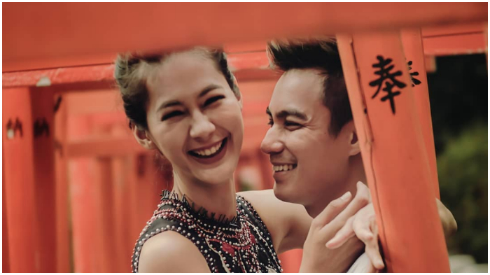 Baim Wong dan Paula Verhoeven Cicipi Pizza Terbesar di AS Seharga Rp 1,2 Juta