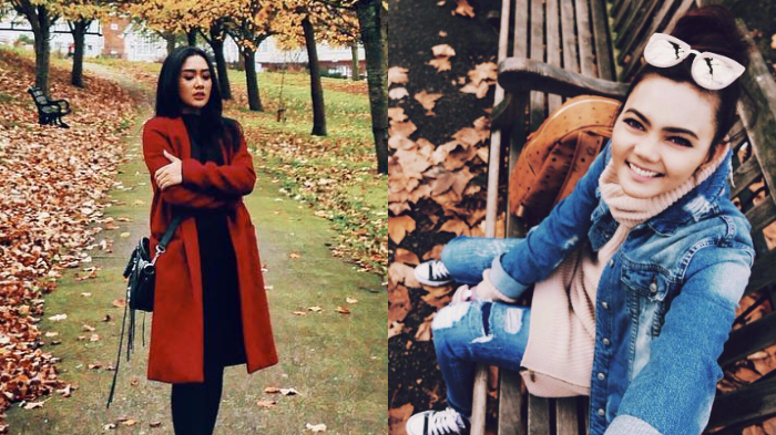 Beda Gaya Rina Nose dan Cita Citata Saat Liburan Ke London, Siapa Lebih Kece?