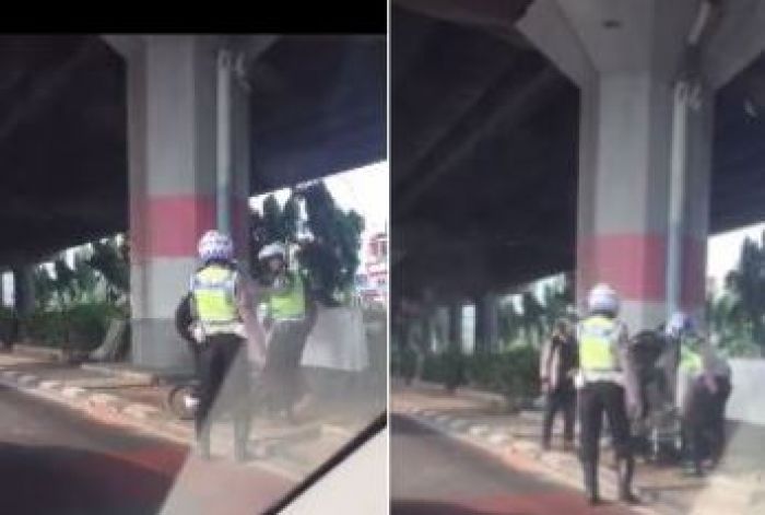 Bikin Gagal Paham! Tak Terima Ditilang, Pria Ini Lakukan Hal Mengejutkan terhadap Motornya