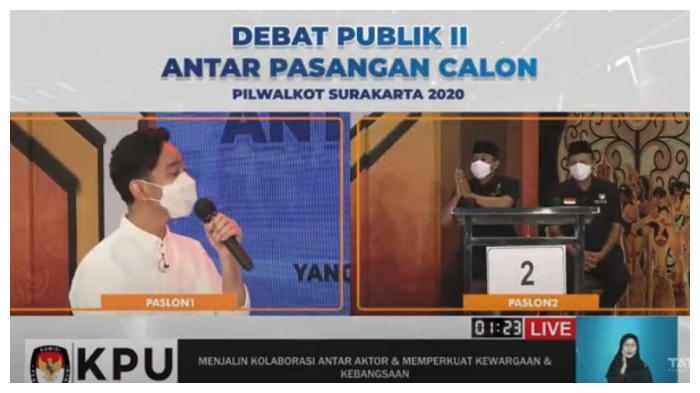 Respons Gibran Disebut Anak Muda Belum Paham Budaya Solo oleh Bagyo di Debat Pilkada Solo 2020