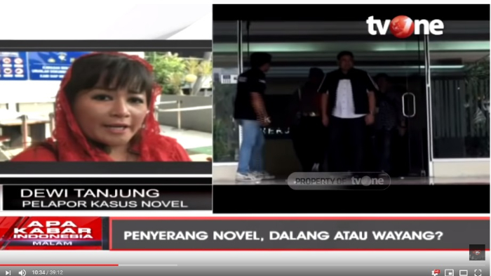 Soal Kasus Novel Baswedan, Dewi Tanjung Ungkit Kronologi Kejadian: Disiram Kanan, yang Buta Kiri