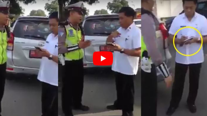 Ditilang Karena Terobos Lampu Merah, Pejabat Ini Malah Catat Nama Polisi, Pangkat hingga Kantor
